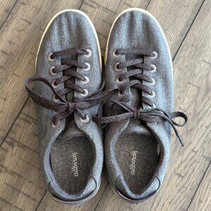 Allbirds Mens Wool Piper gray felt wool sneakers sz 11 lightweight